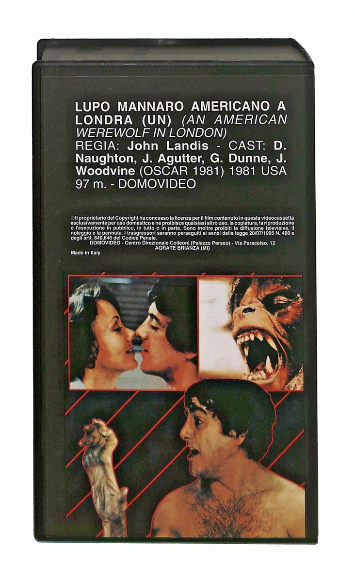 EBOND Un Lupo Mannaro Americano a Londra Domovideo VHS VH003456