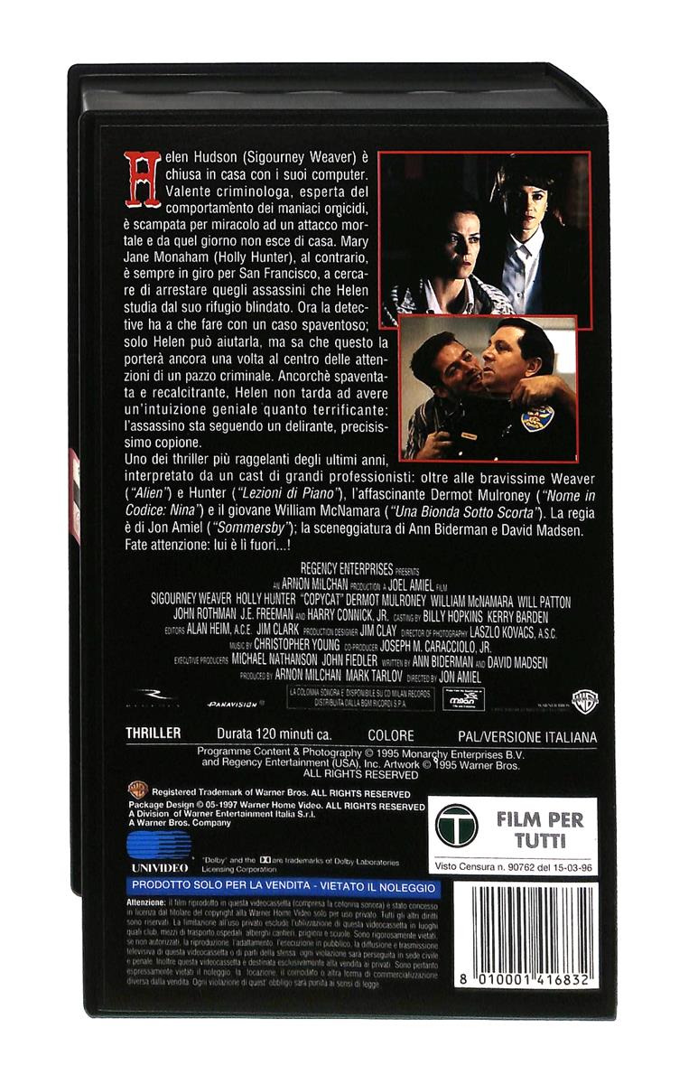 EBOND Copycat Gli Scudi Wb VHS VH004208