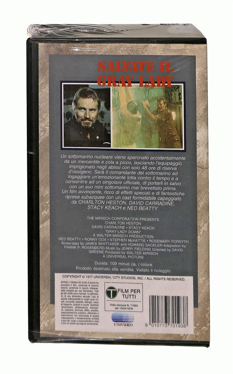 EBOND Salvate Il Gray Lady Universal Cic VHS VH003331