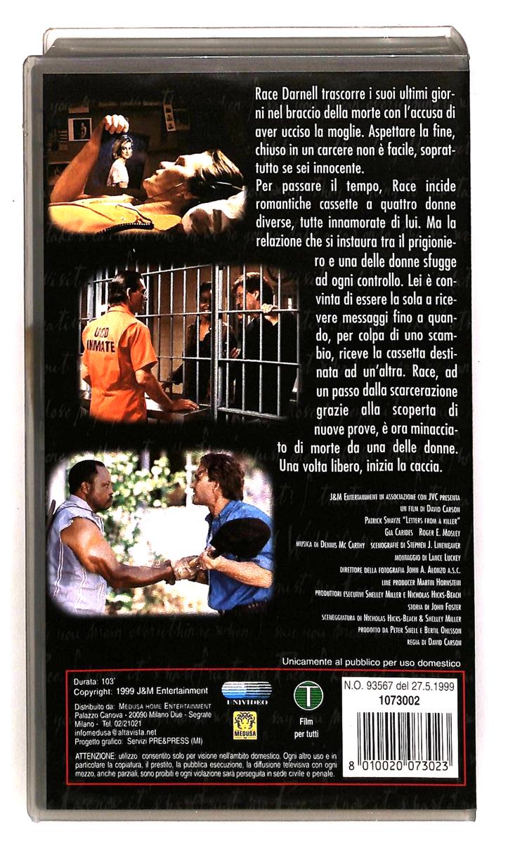 EBOND Letters From a Killer Medusa VHS VH005230