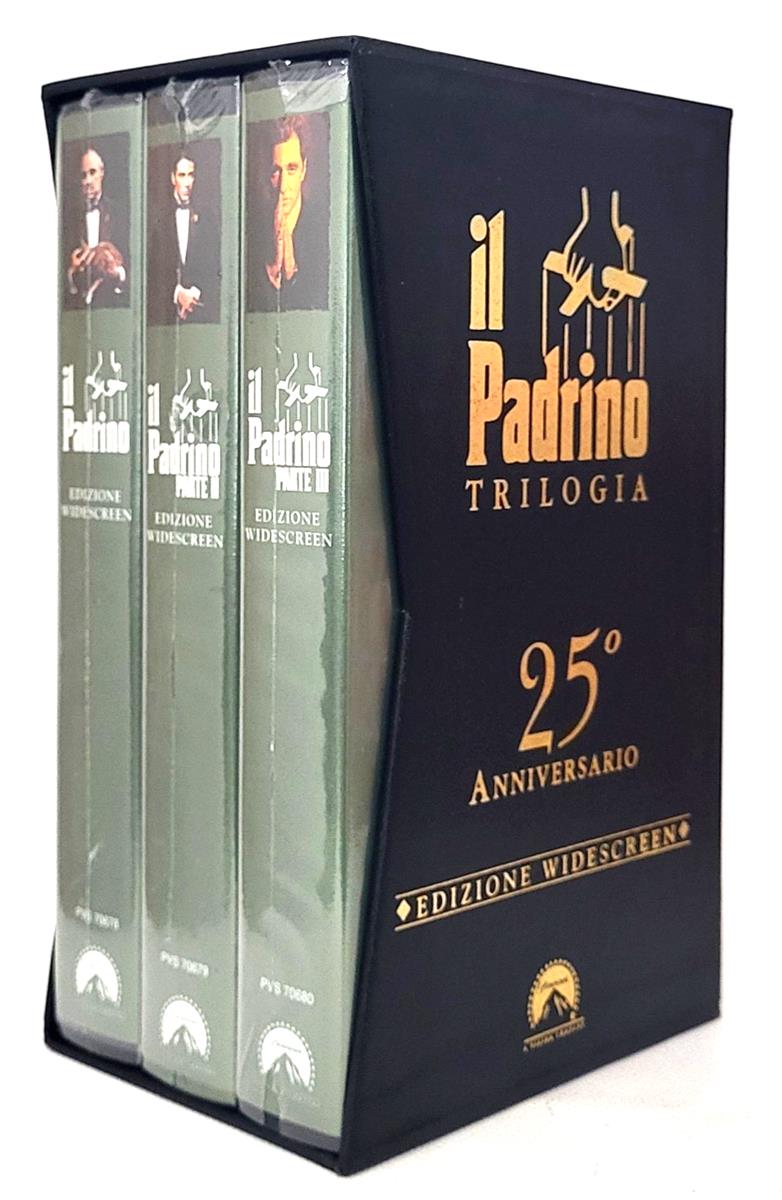 EBOND Il Padrino Trilogia 25 Anniversario Paramount 3 VHS VH005128