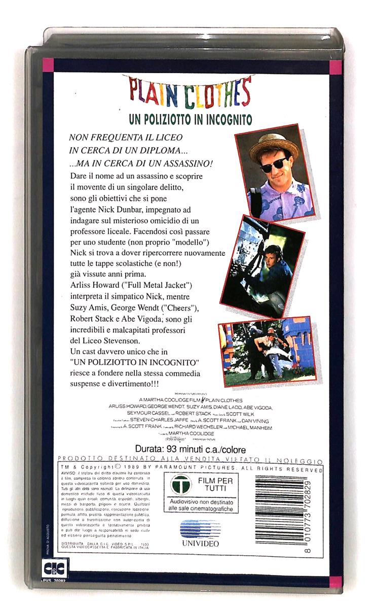 EBOND Plain Clothes Paramount Cic VHS VH005063