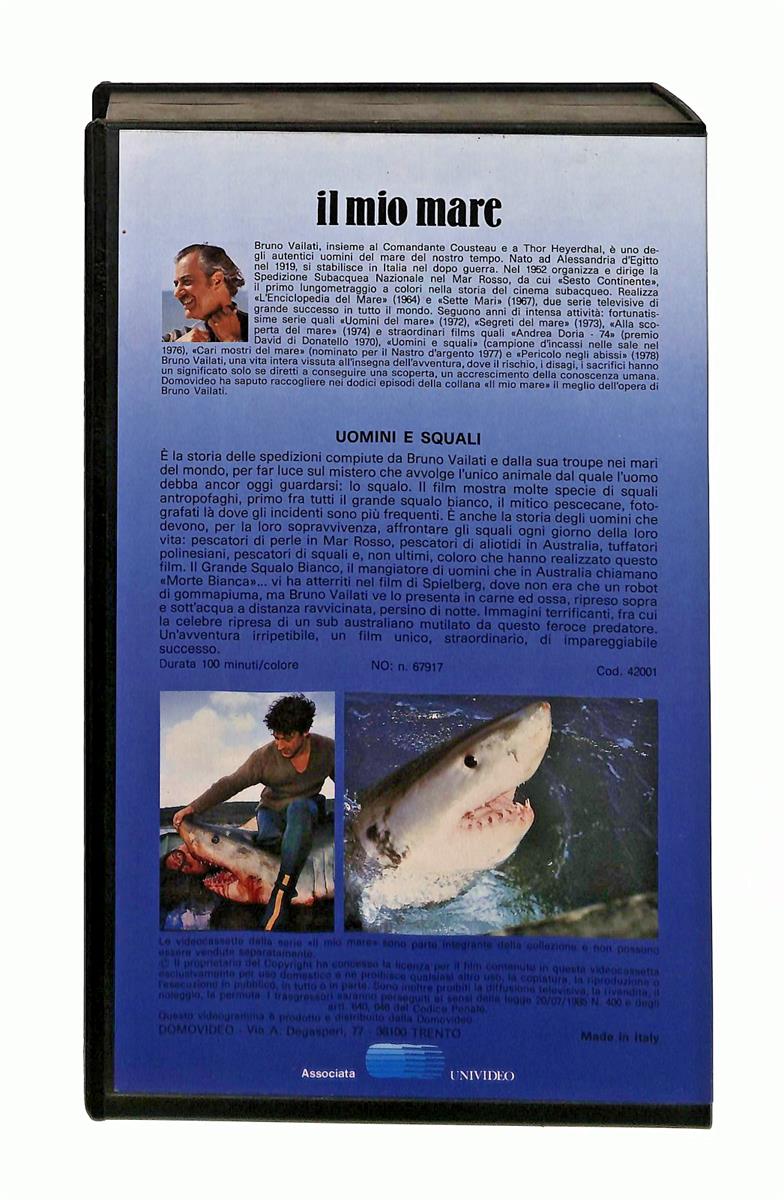 EBOND Uomini e Squali Video Adventure Domovideo VHS VH002876