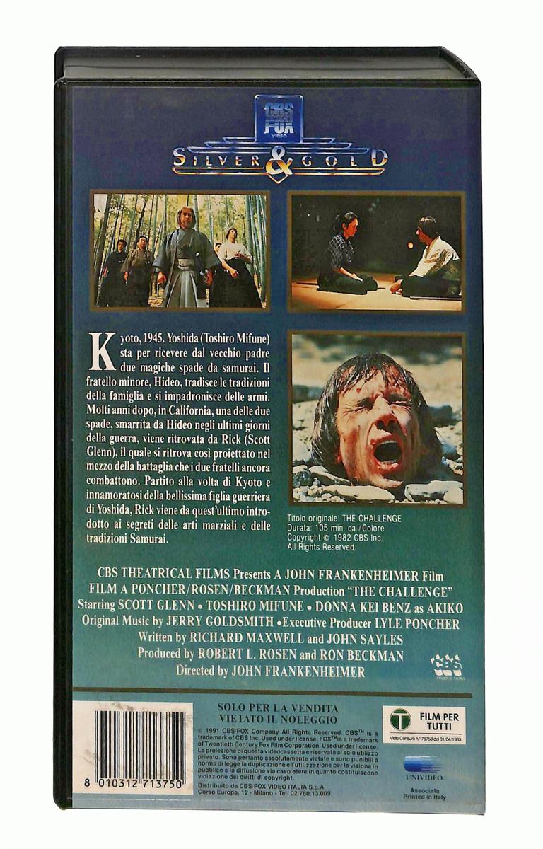EBOND L Ultima Sfida Silver & Gold Cbs Fox VHS VH003928