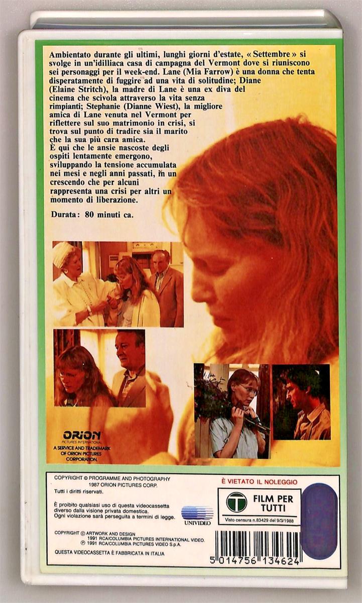 EBOND Settembre Woody Allen Columbia Winners VHS VH004618