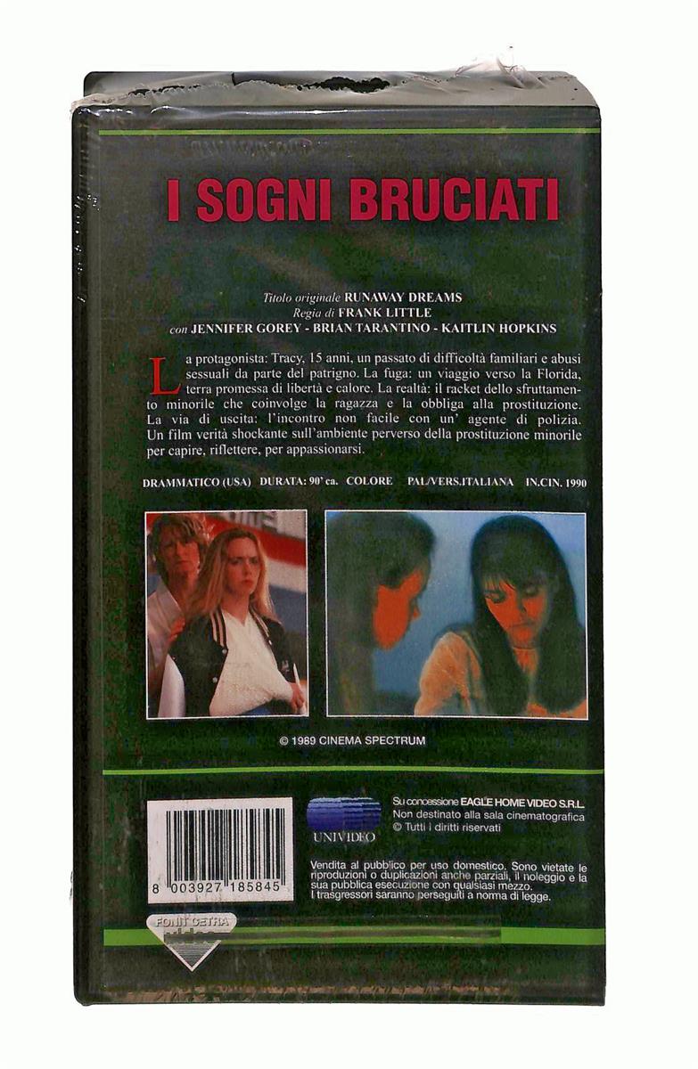 EBOND I Sogni Bruciati Fonit Cetra Video VHS VH003728