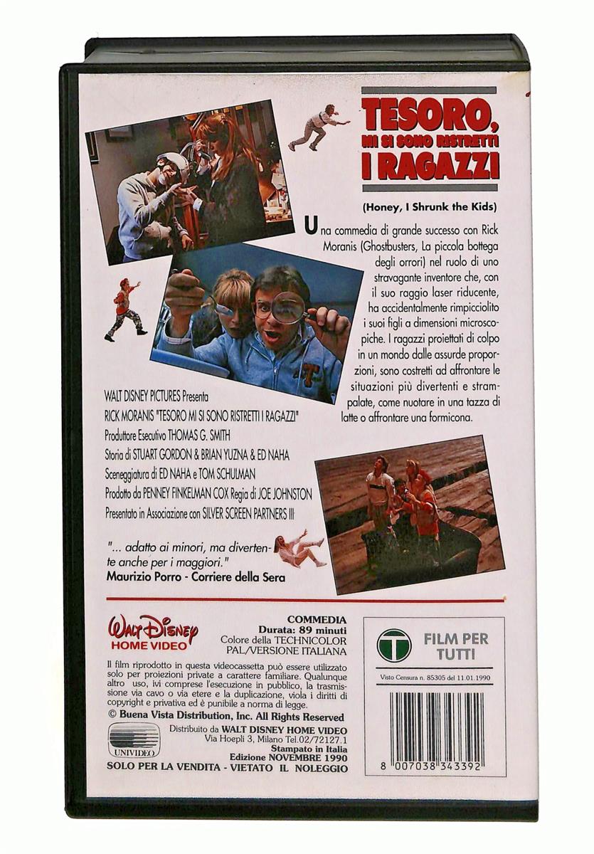 EBOND Tesoro Mi Si Sono Ristretti i Ragazzi Disney VHS VH005065