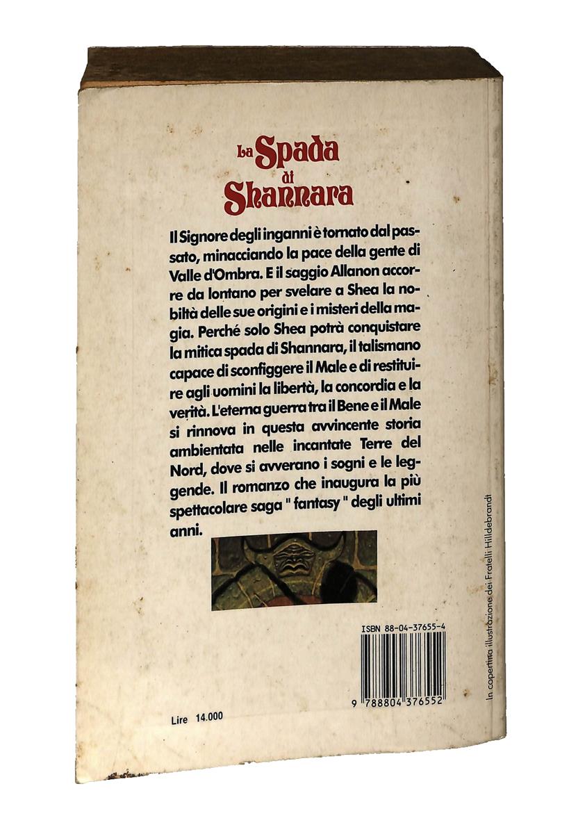 EBOND La Spada Di Shannara Terry Brooks Mondadori Libro LI037234