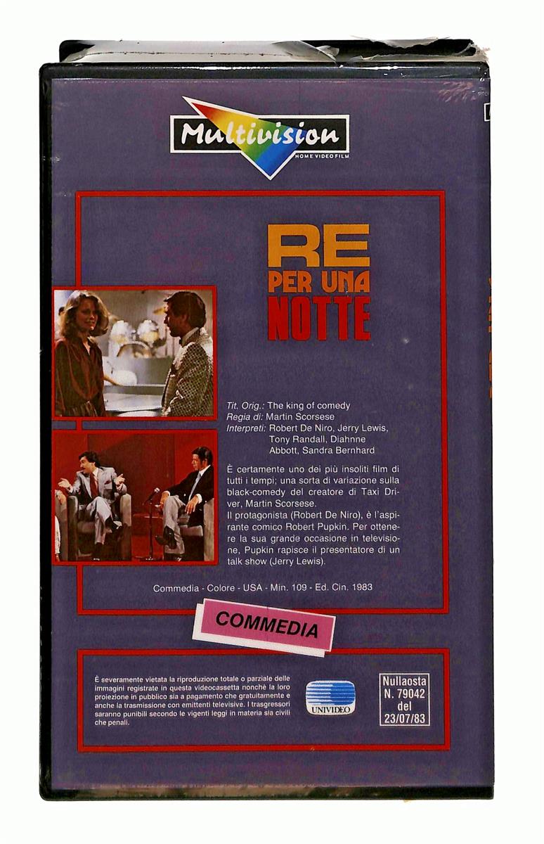 EBOND Re Per Una Notte Multivision VHS VH005277