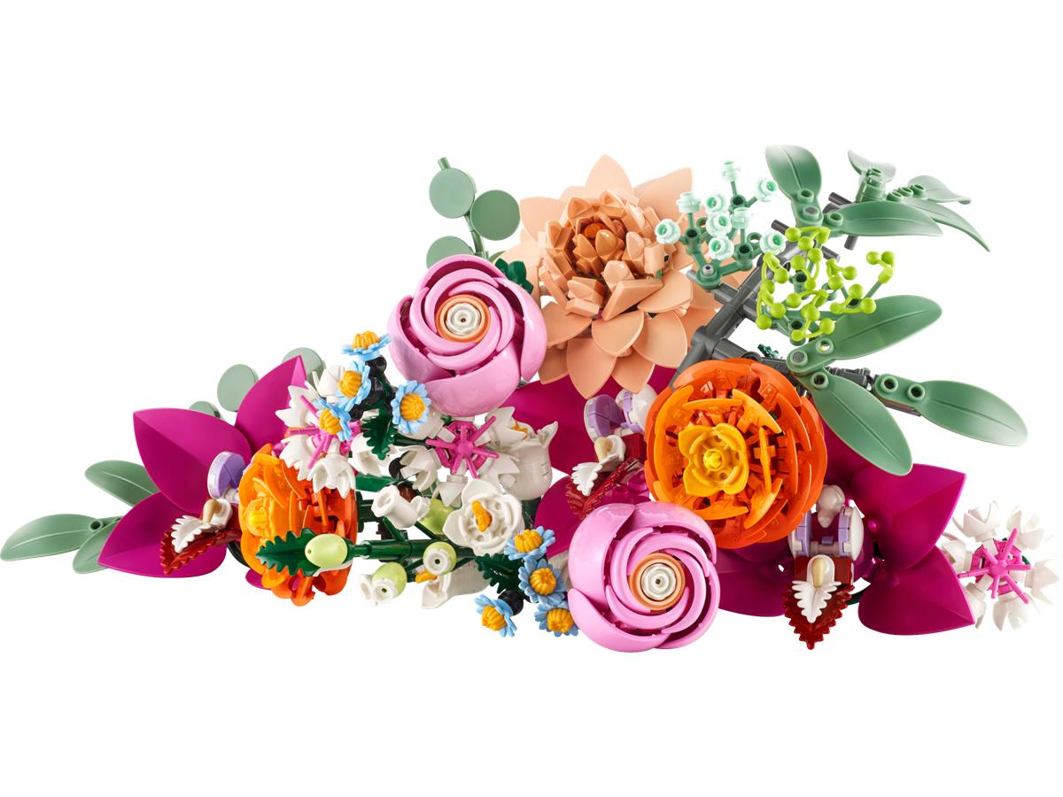 LEGO 10342 The Botanical Collection Bouquet di fiori rosa