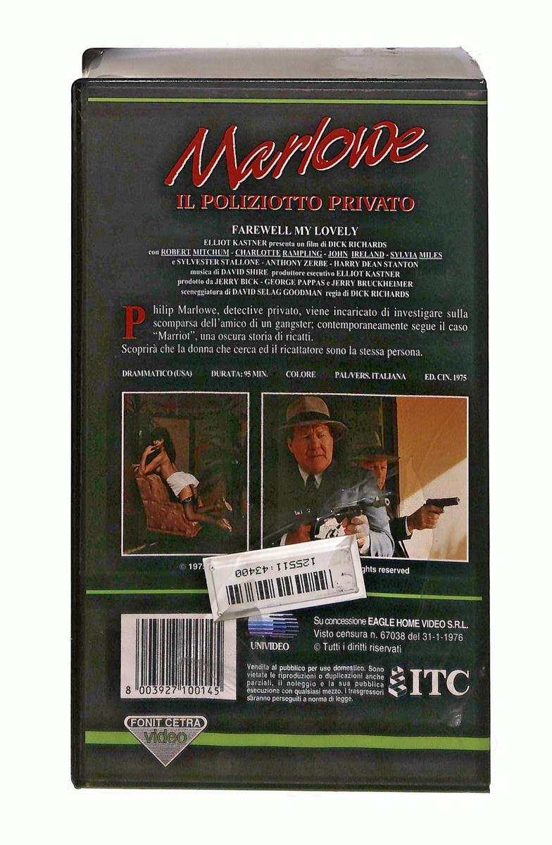 EBOND Marlowe Il Poliziotto Privato Fonit Cetra Video VHS VH003764