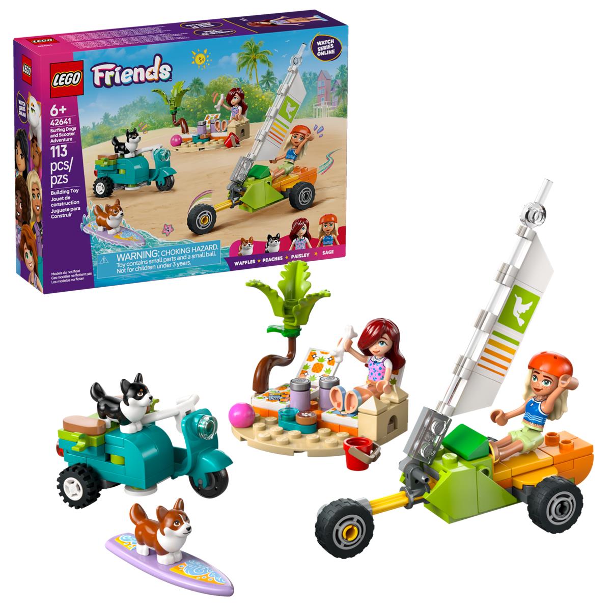 LEGO 42641 Avventure canine su windskate e sidecar