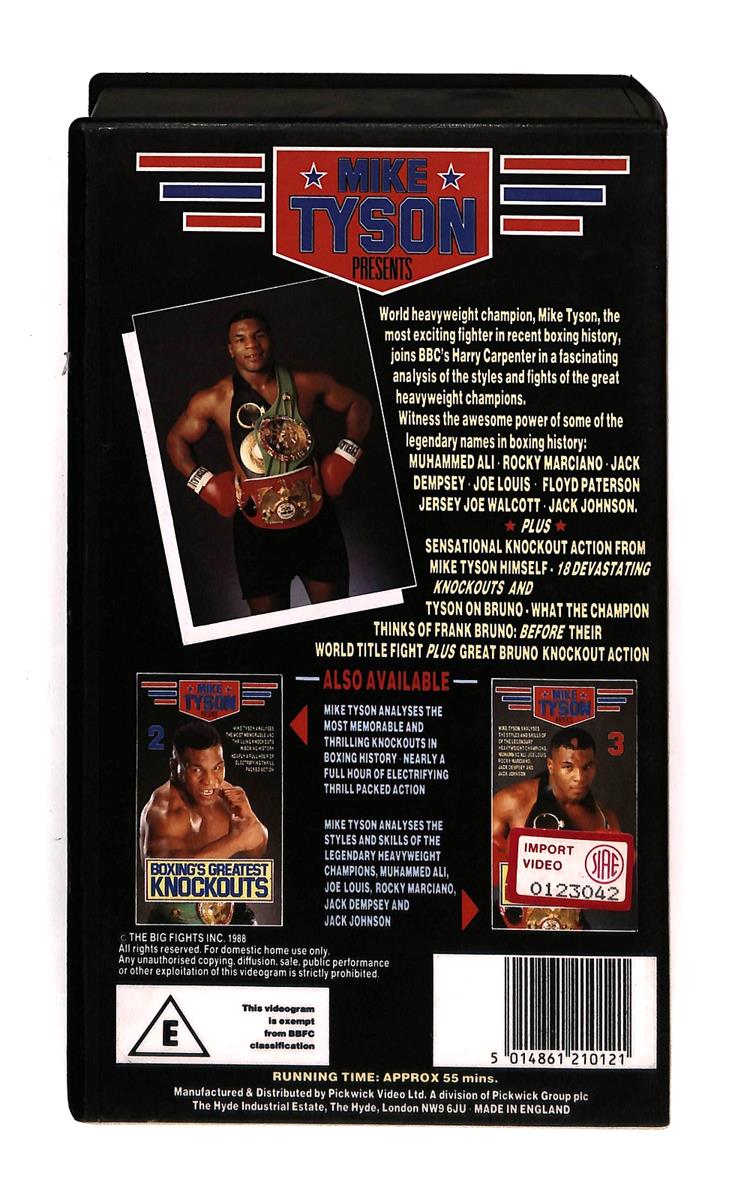EBOND The Heavyweights Mike Tyson Presents 1 No Ita VHS VH002622