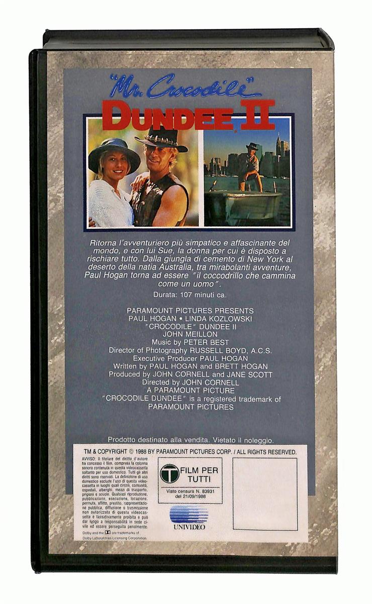EBOND Mr Crocodile Dundee Ii Paramount Cic VHS VH005001
