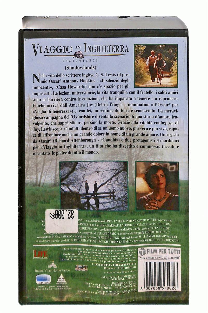 EBOND Viaggio In Inghilterra Buena Vista Home Video VHS VH003863