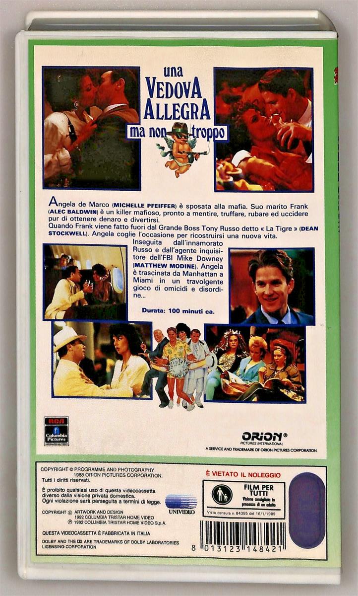 EBOND Una Vedova Allegra Ma Non Troppo Columbia Winners VHS VH004624