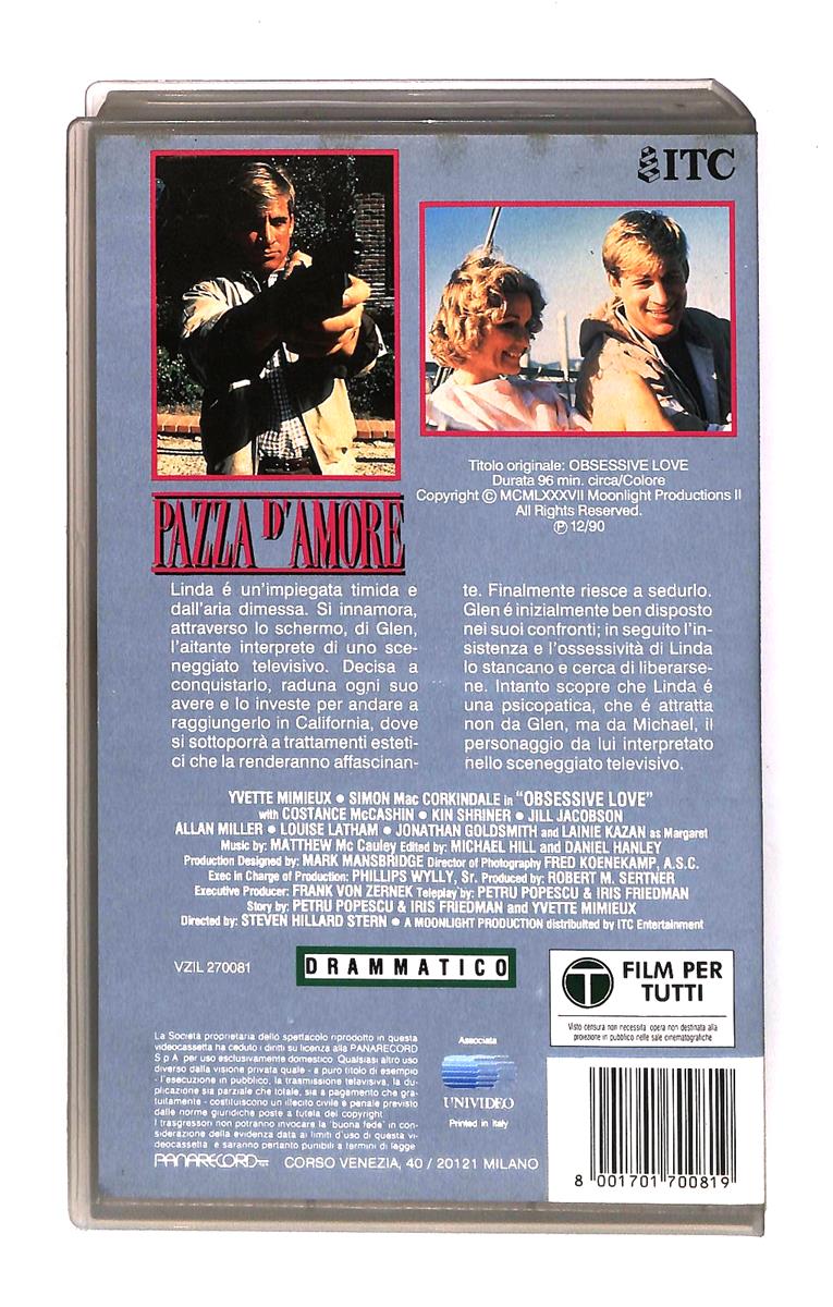 EBOND Pazza d Amore Panarecod Itc VHS VH002658