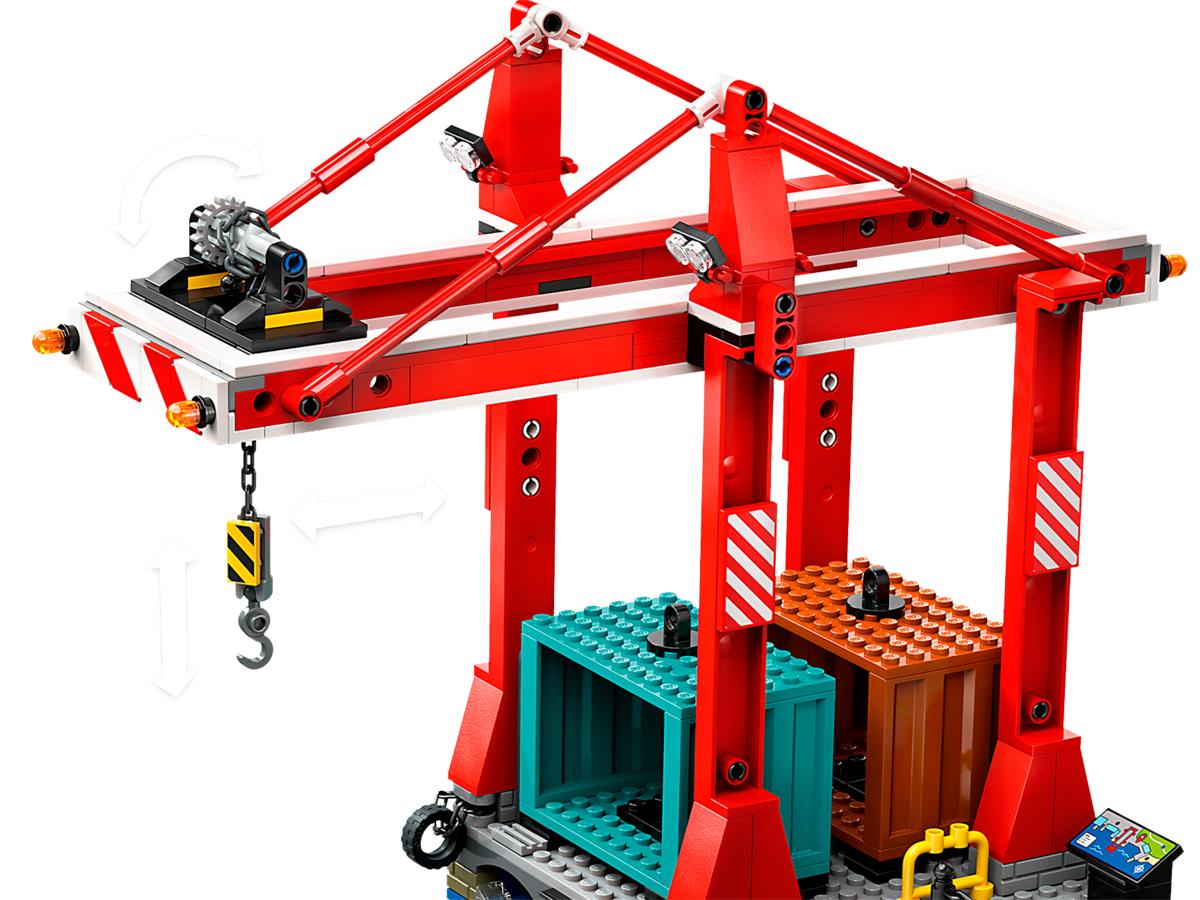 LEGO 60422 Porto e nave merci