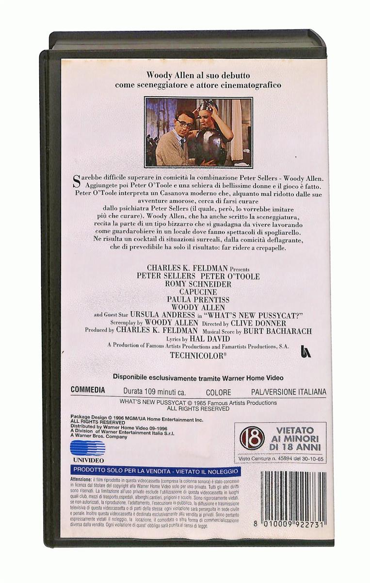 EBOND Ciao Pussycat Peter Sellers Gli Scudi Mgm Ua VHS VH002733