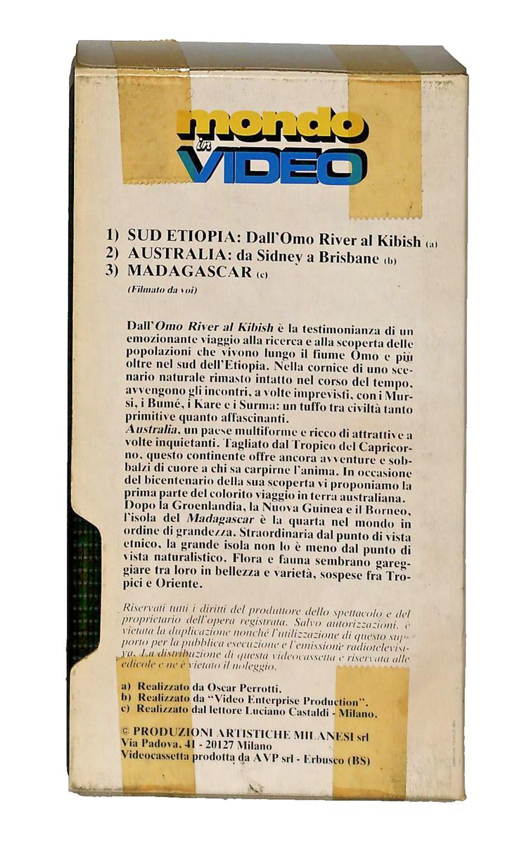 EBOND Sud Etiopia Australia Madagascar Mondo In Video N 4 VHS VH002602