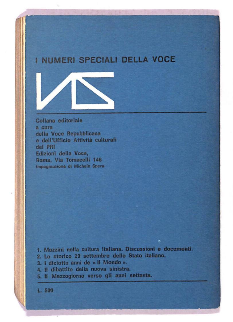 EBOND Il Mezzogiorno Verso Gli Anni Settanta Libro LI008161