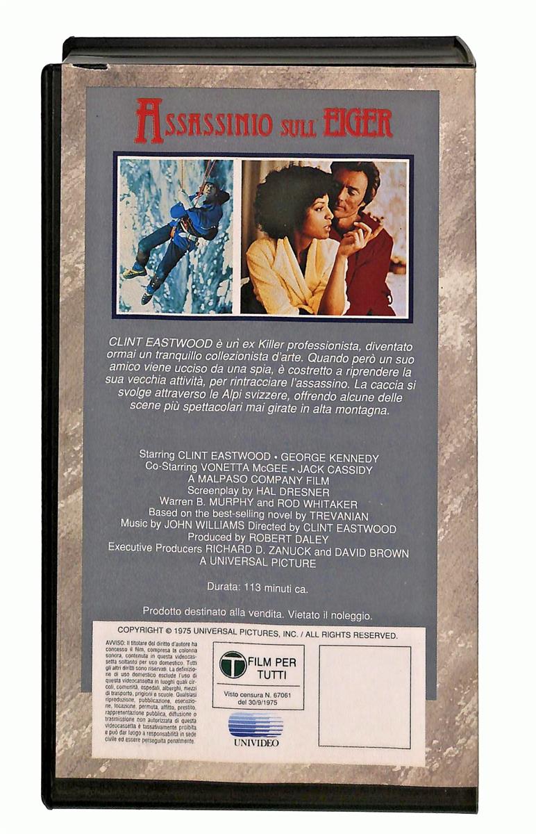 EBOND Assassinio Sull Eiger Universal Cic VHS VH005027