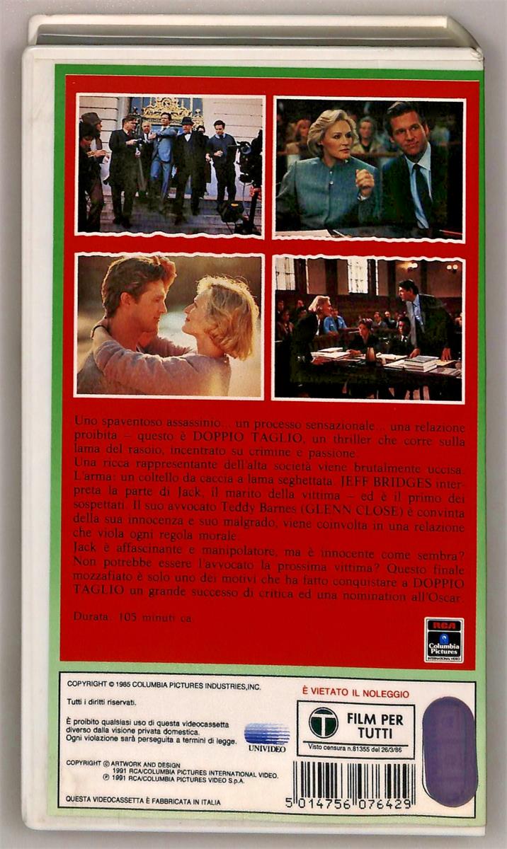 EBOND Doppio Taglio Columbia Winners VHS VH004623