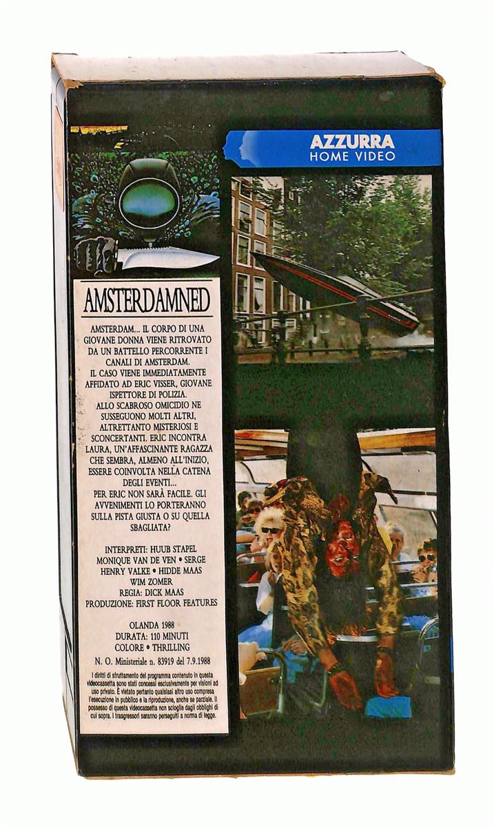 EBOND Amsterdamned Azzurra Home Video VHS VH004184