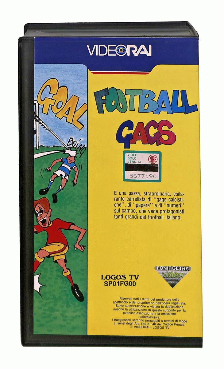 EBOND Football Gags Videorai Logos Tv Fonit Cetra VHS VH002673
