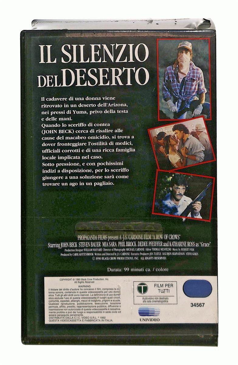 EBOND Il Silenzio Del Deserto Cic VHS VH005014