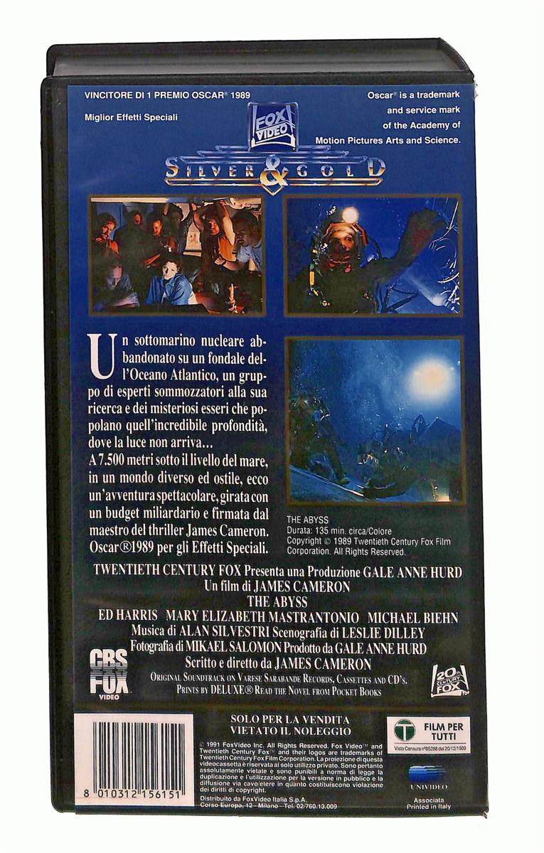 EBOND The Abyss Cbs Fox VHS VH003936