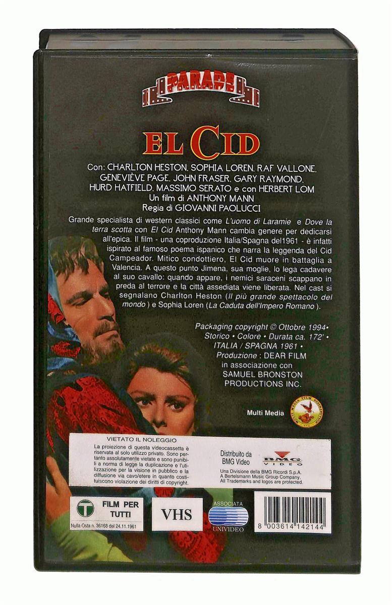 EBOND El Cid Parade VHS VH003463