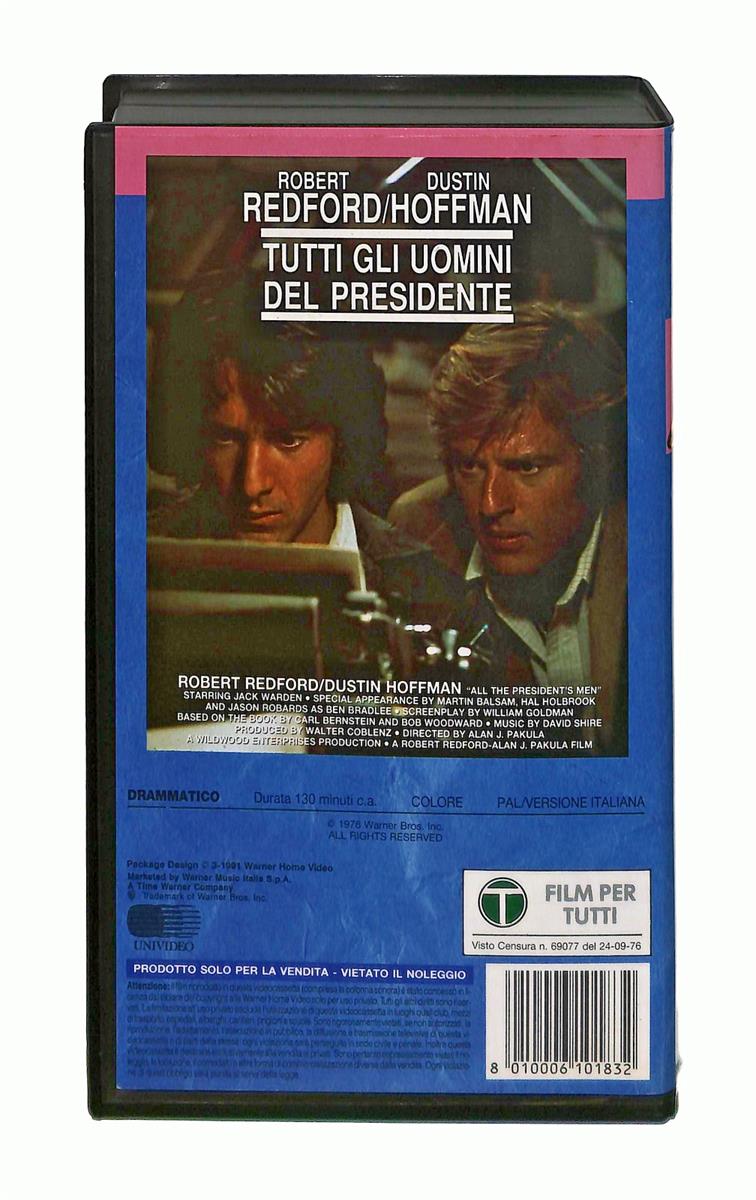 EBOND Tutti Gli Uomini Del Presidente Dustin Hoffman Gli Scudi Wb VHS VH004234