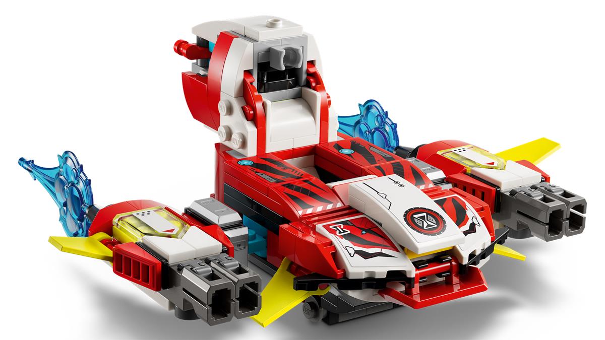 LEGO 71497 Mech tigre di Cooper e Bolide di Zero