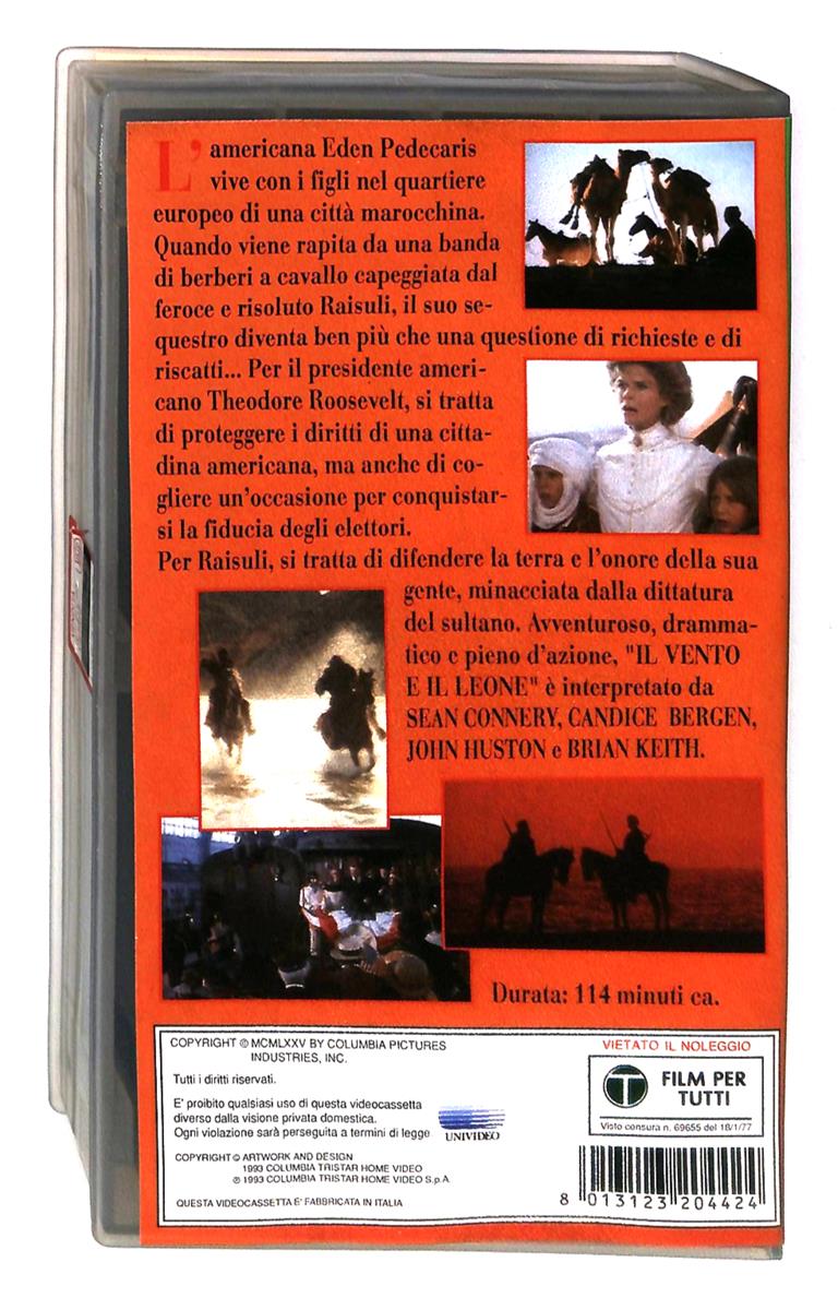 EBOND Il Vento e Il Leone Columbia Winners VHS VH004270