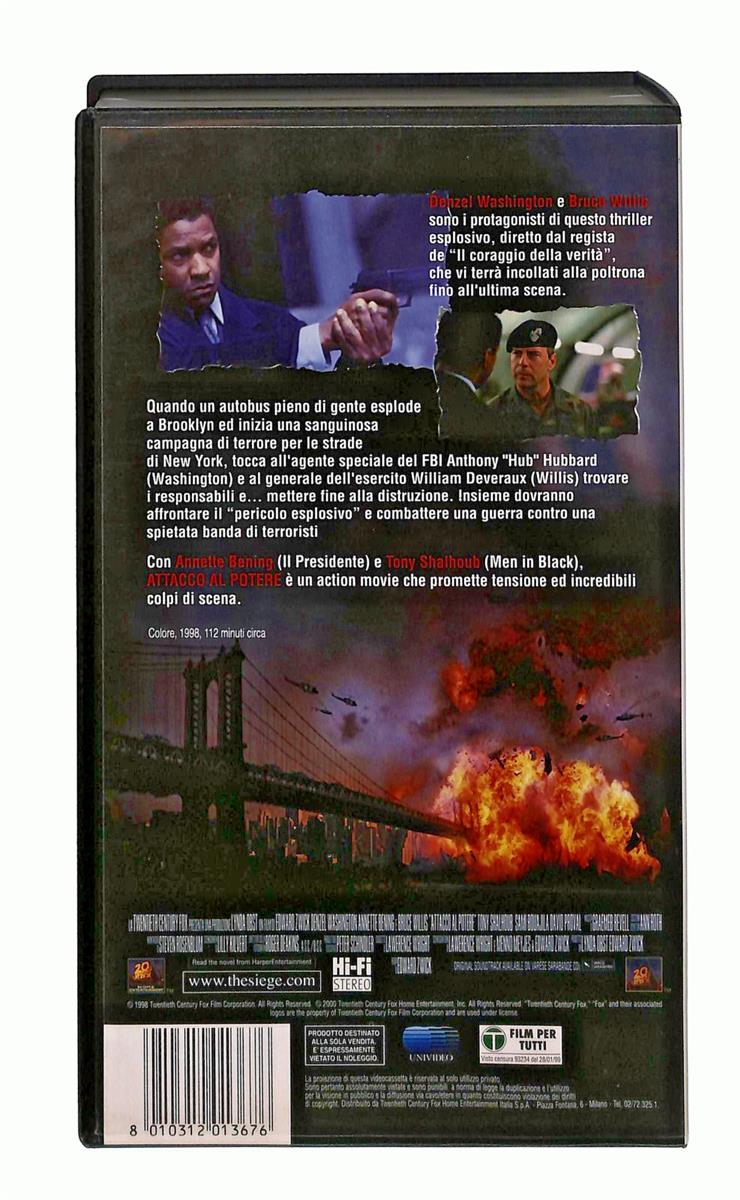EBOND Attacco Al Potere Fox VHS VH004776