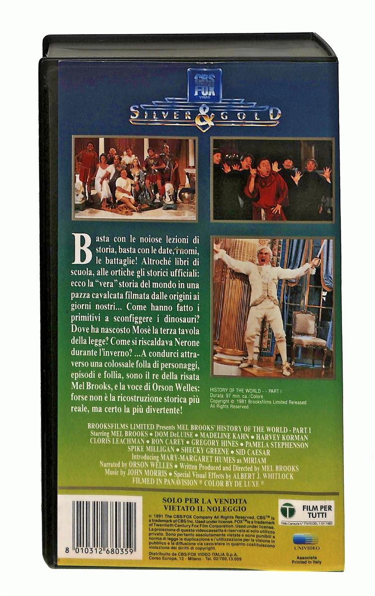 EBOND La Pazza Storia Del Mondo Silver & Gold Cbs Fox VHS VH003905