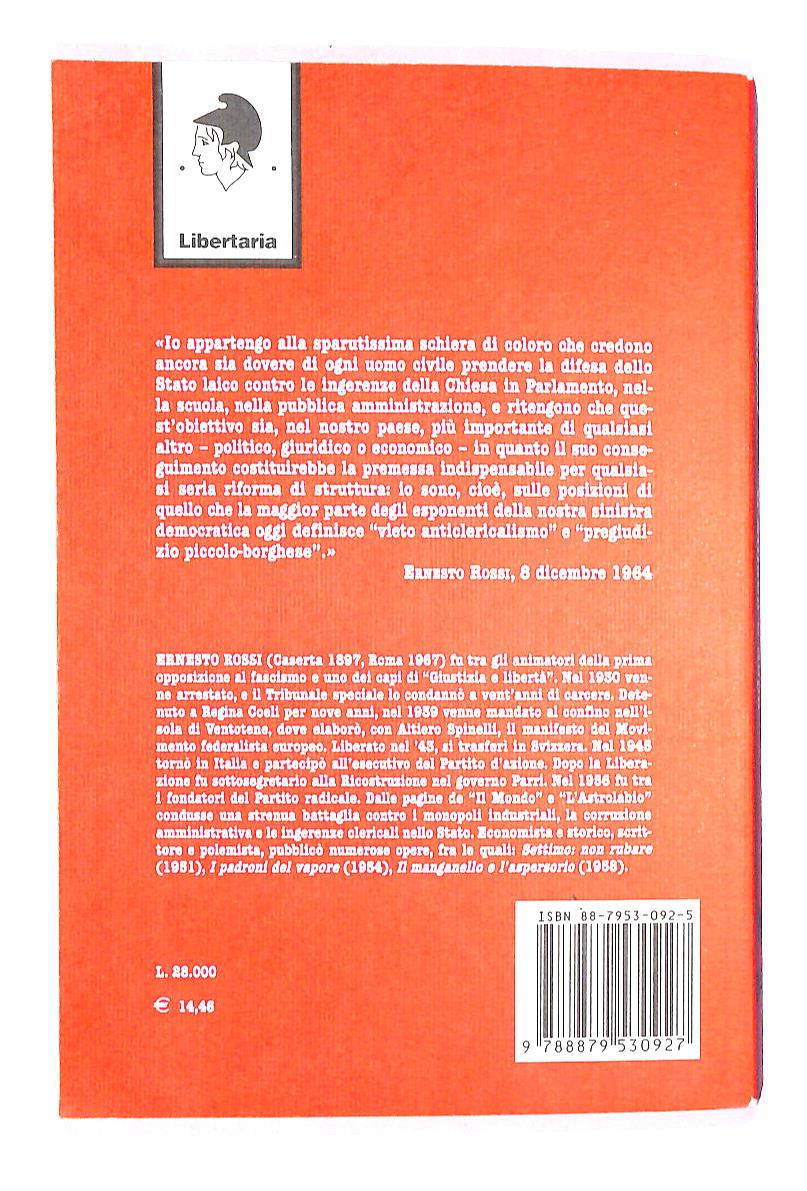 EBOND Il Sillabo e Dopo Di Ernesto Rossi Libro LI014763