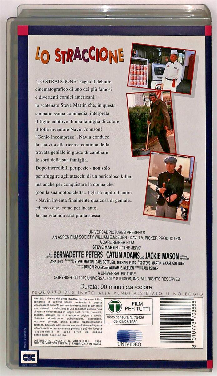 EBOND Lo Straccione Universal Cic VHS VH005473