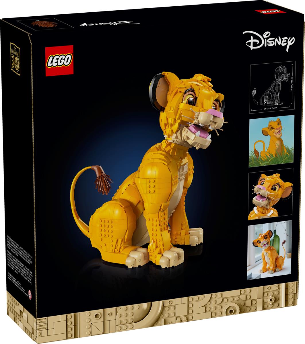 LEGO 43247 Giovane Simba, Re Leone