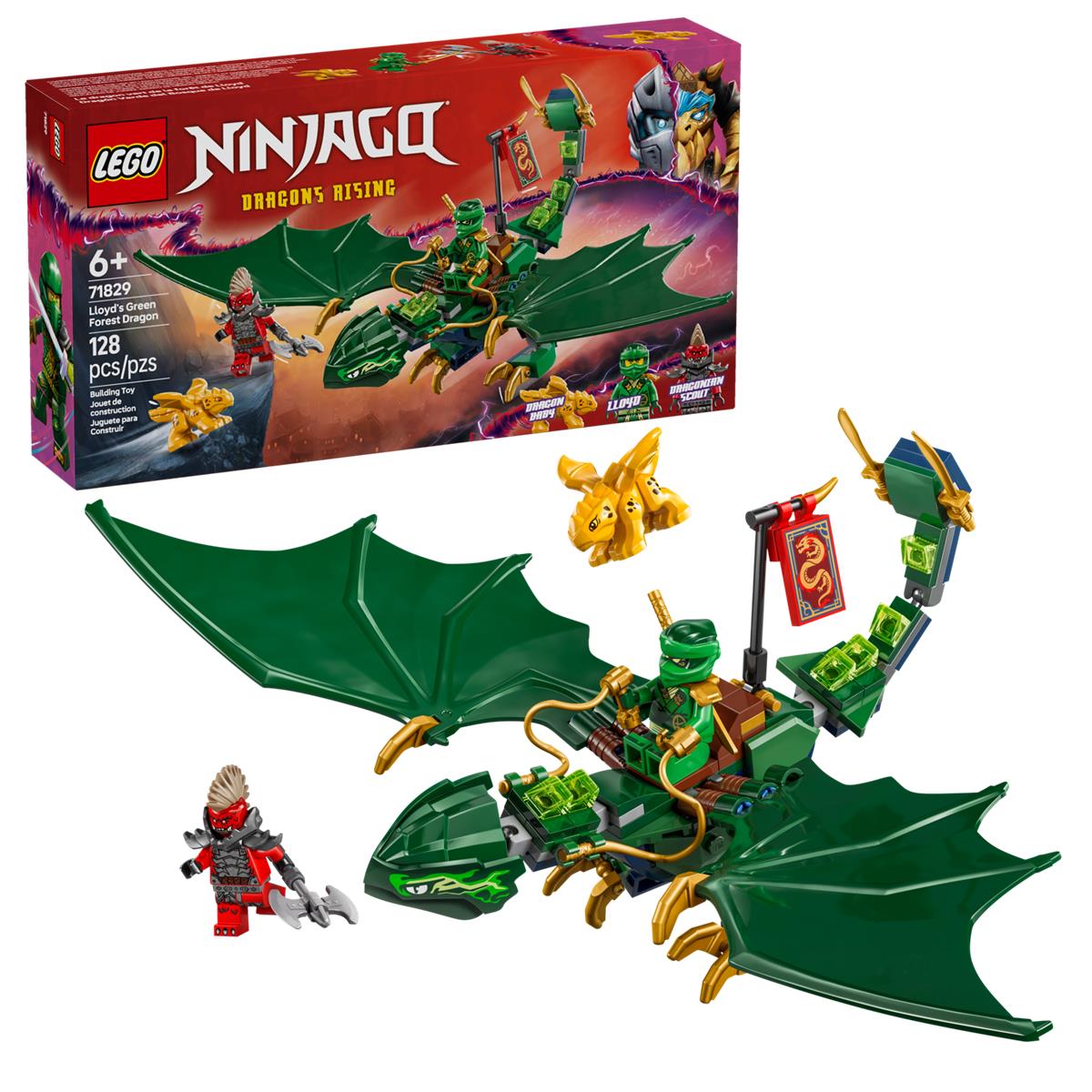 LEGO 71829 Drago della foresta verde di Lloyd