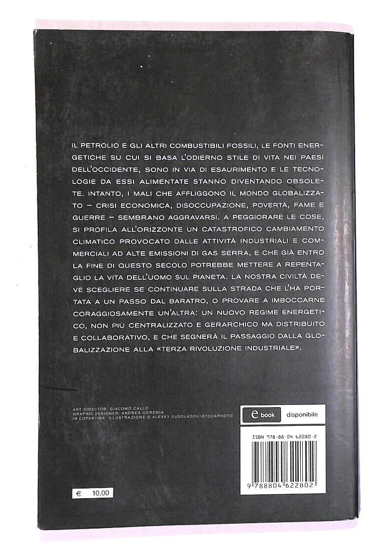 EBOND La Terza Rivoluzione Di Jeremy Rifkin Libro LI014658