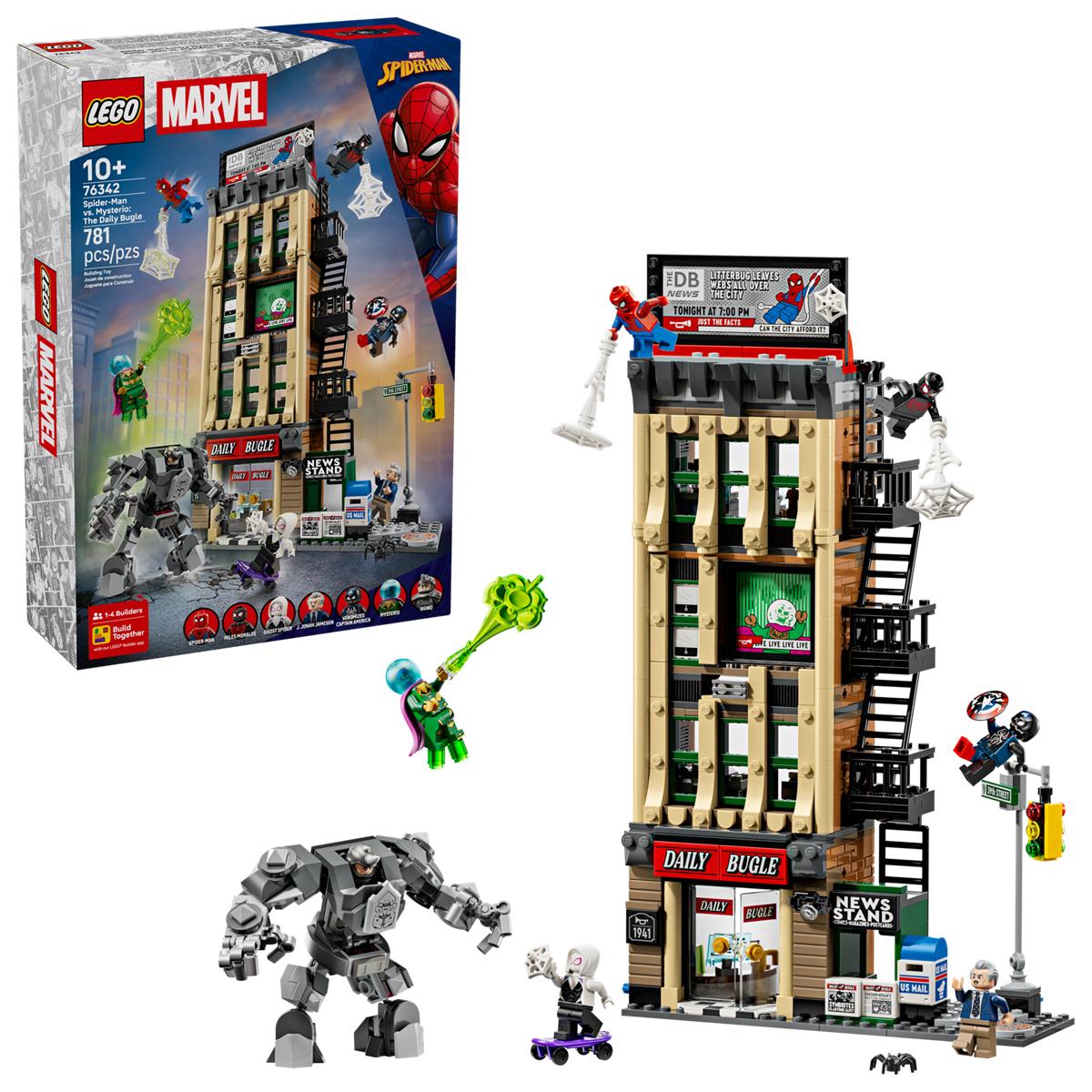 LEGO 76342 Spider-Man vs. Mysterio: il Daily Bugle