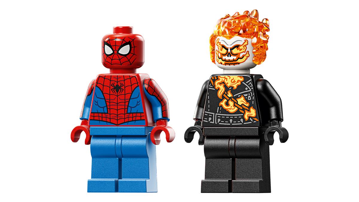 LEGO 76335 Spider-Man vs. Ghost Rider in motocicletta