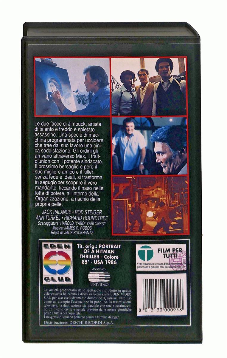 EBOND Ritratto Di Un Killer Eden Club VHS VH003754