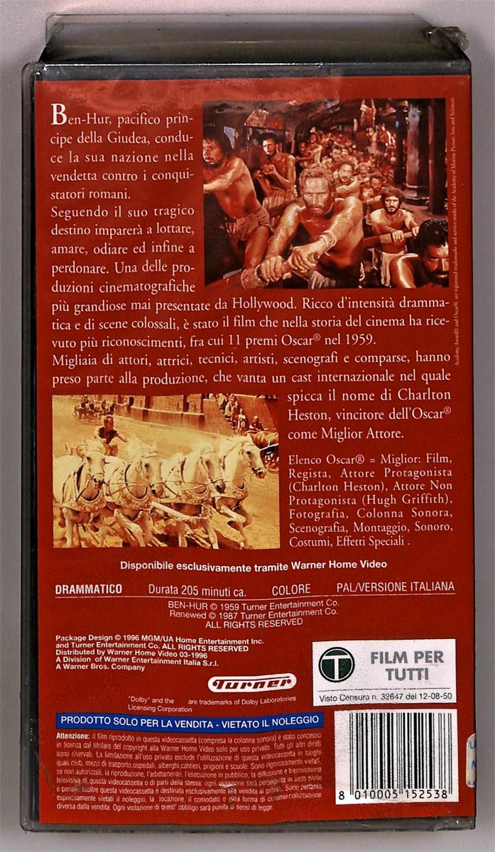 EBOND Ben Hur Gli Scudi Wb 2 VHS VH004804