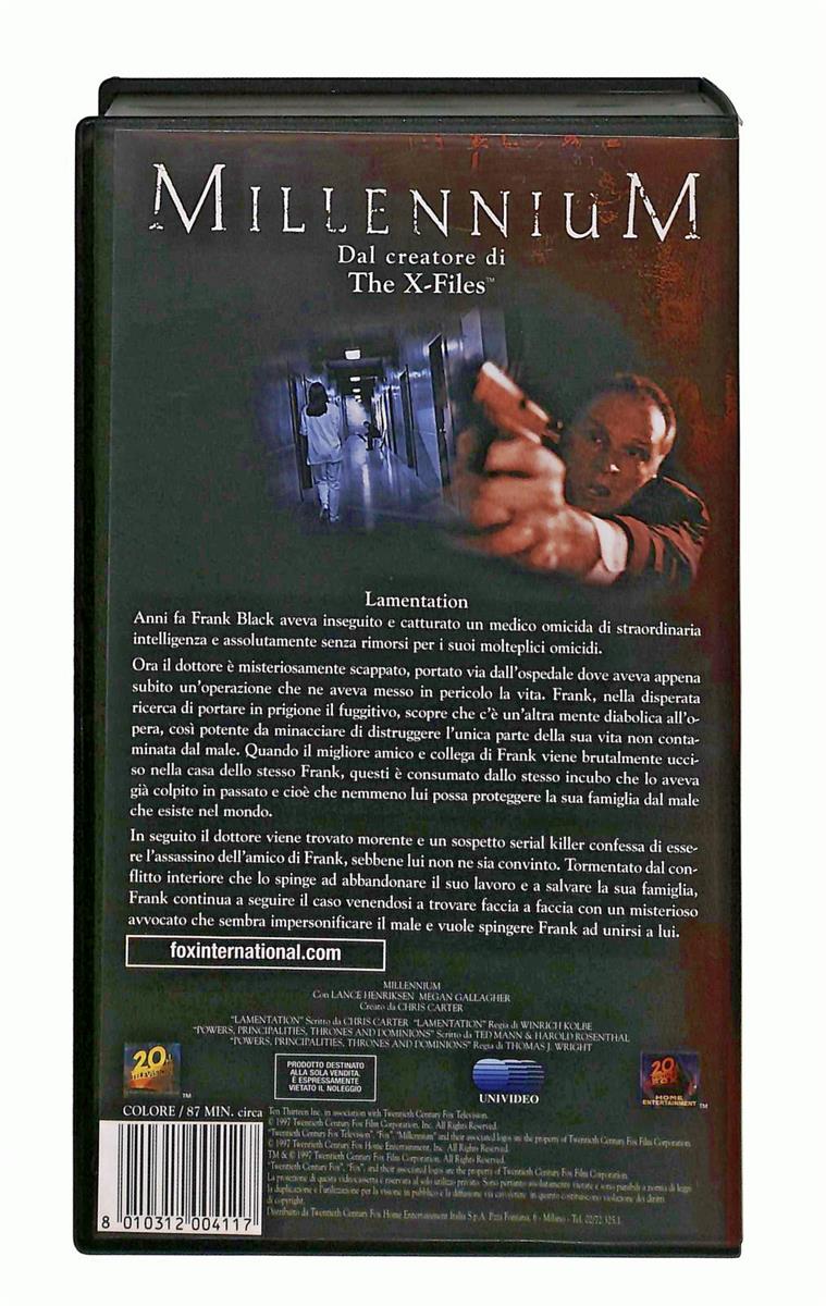 EBOND Millenium Lamentation VHS VH004853
