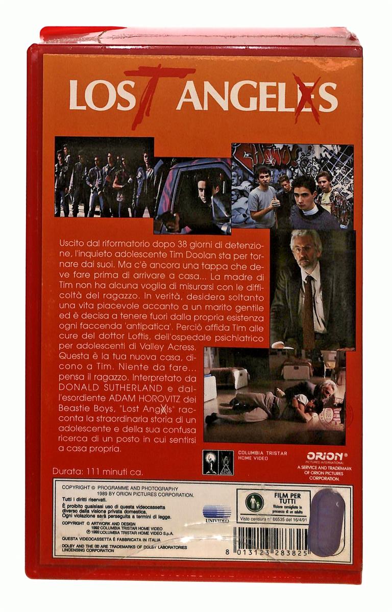 EBOND Lost Angeles Columbia VHS VH004907