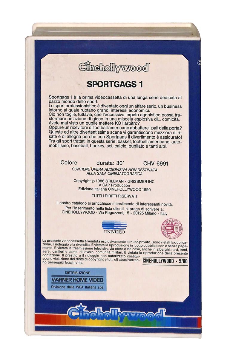 EBOND Sportgas 1 Cinehollywood VHS VH002819