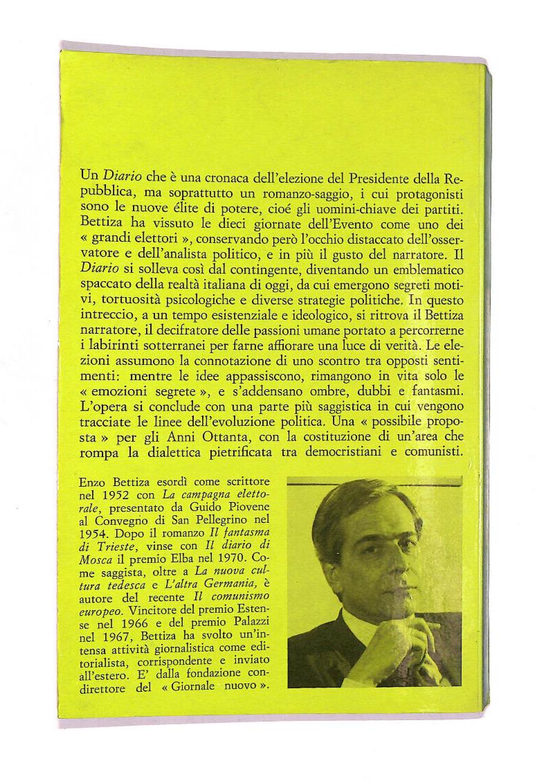 EBOND Diaro Di Un Grande Elettore Libro LI011910